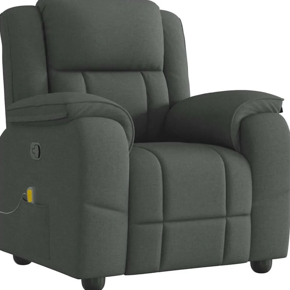 vidaXL Fauteuil de massage inclinable Tissu