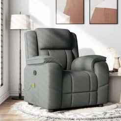 vidaXL Fauteuil de massage inclinable Tissu