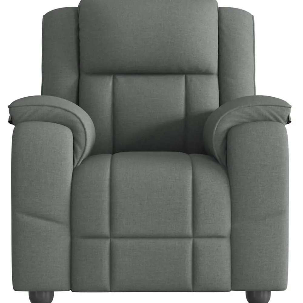 vidaXL Fauteuil de massage inclinable Tissu
