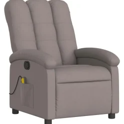 vidaXL Fauteuil de massage inclinable Tissu