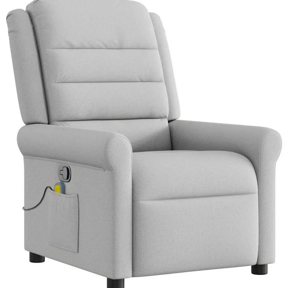 vidaXL Fauteuil de massage inclinable tissu