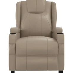 Fauteuils Et Chaises-vidaXL Fauteuil de massage Similicuir Cappuccino