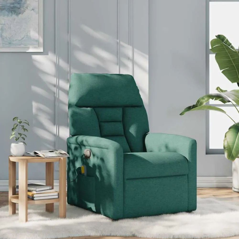 vidaXL Fauteuil de massage inclinable Tissu
