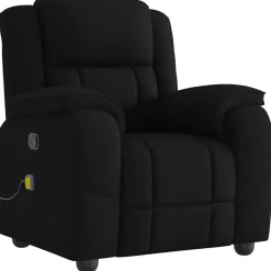 vidaXL Fauteuil de massage inclinable Tissu
