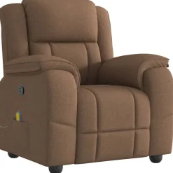 vidaXL Fauteuil de massage inclinable Tissu