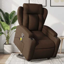 vidaXL Fauteuil de massage inclinable Tissu