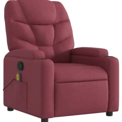 vidaXL Fauteuil de massage inclinable Tissu