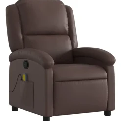 vidaXL Fauteuil de massage inclinable Similicuir