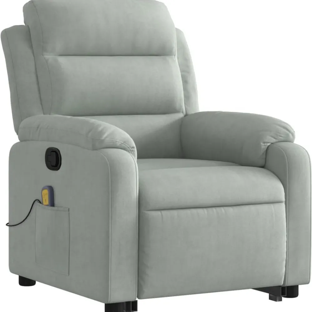 vidaXL Fauteuil de massage inclinable Velours