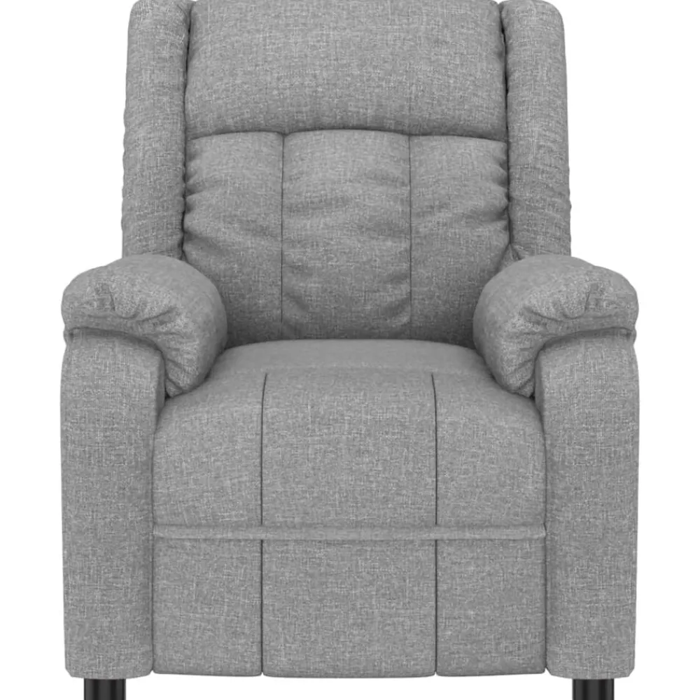Fauteuils Et Chaises-vidaXL Fauteuil de massage Tissu Gris clair