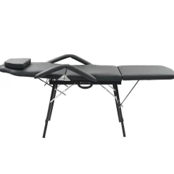 Santé & Beauté-vidaXL Fauteuil de massage pour traitement facial Simili-cuir Noir