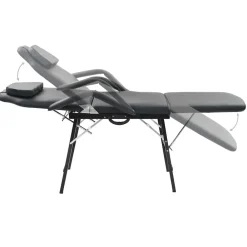 Santé & Beauté-vidaXL Fauteuil de massage pour traitement facial Simili-cuir Noir