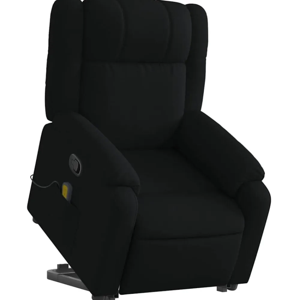 Fauteuils Et Chaises-vidaXL Fauteuil de massage inclinable Tissu Noir