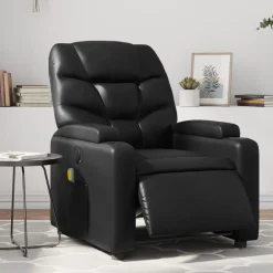 vidaXL Fauteuil de massage inclinable électrique similicuir