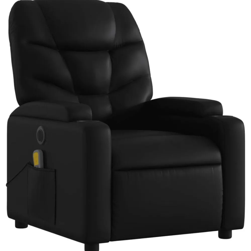 vidaXL Fauteuil de massage inclinable électrique similicuir