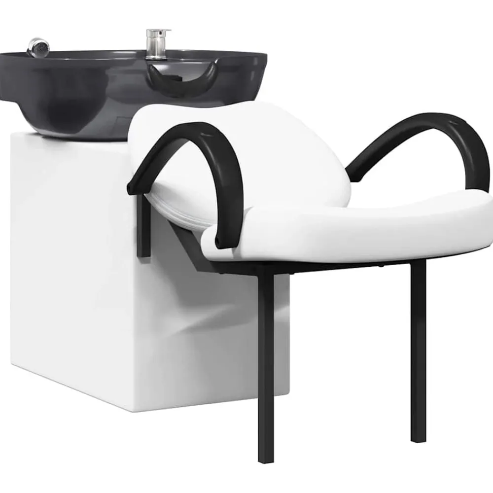 vidaXL Fauteuil de shampooing 136 x 60 x 92 cm PVC