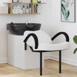 vidaXL Fauteuil de shampooing 136 x 60 x 92 cm PVC