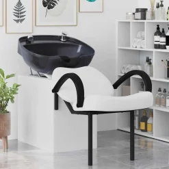 vidaXL Fauteuil de shampooing 136 x 60 x 92 cm PVC