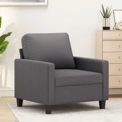 vidaXL Fauteuil 60 cm Similicuir