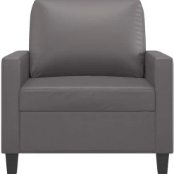 vidaXL Fauteuil 60 cm Similicuir