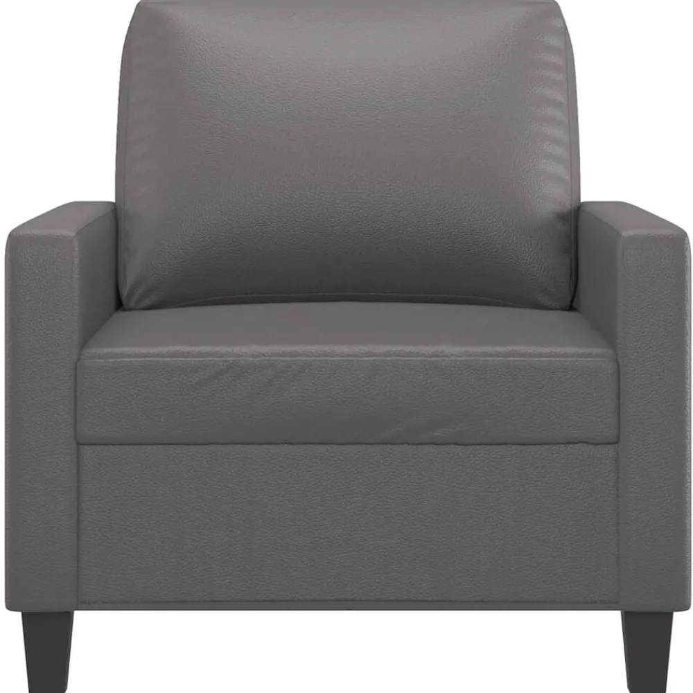 vidaXL Fauteuil 60 cm Similicuir