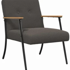 vidaXL fauteuil Tissu ressemblant à de la laine bouclée
