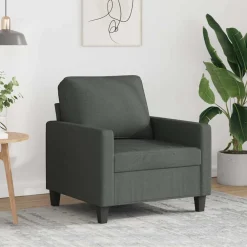 vidaXL Fauteuil 60 cm Tissu