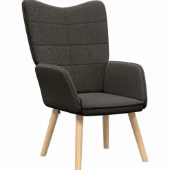 vidaXL fauteuil 62 x 67 x 95,5 cm Tissu Sherpa