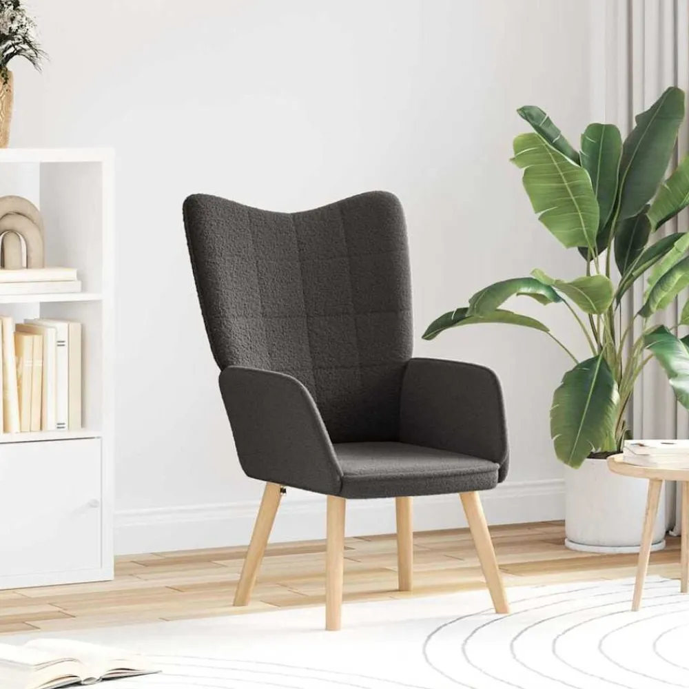 vidaXL fauteuil 62 x 67 x 95,5 cm Tissu Sherpa
