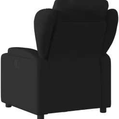 Fauteuils Et Chaises-vidaXL Fauteuil inclinable en tissu Noir