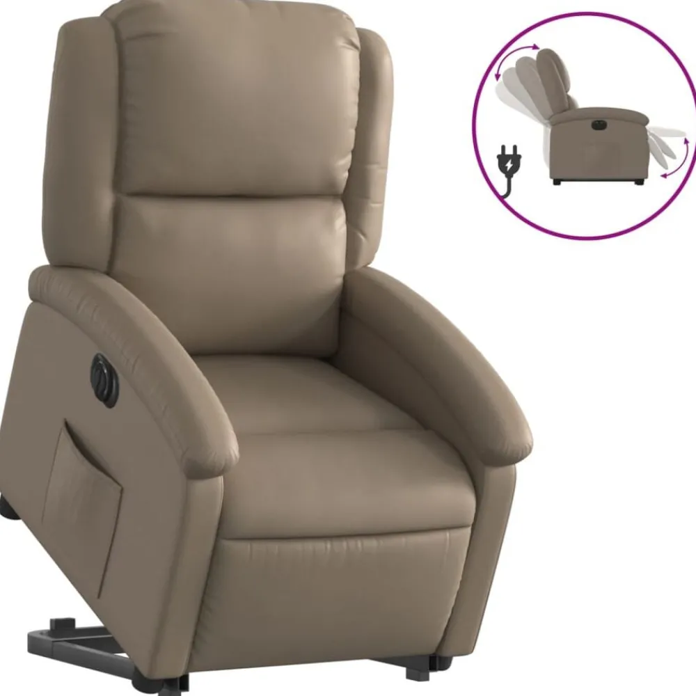 vidaXL Fauteuil inclinable électrique similicuir