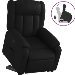 Fauteuils Et Chaises-vidaXL Fauteuil inclinable Similicuir Noir