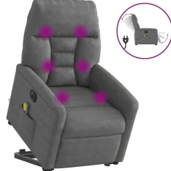 vidaXL Fauteuil inclinable de massage électrique