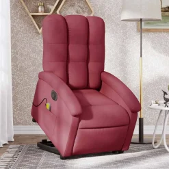 vidaXL Fauteuil inclinable de massage électrique Tissu