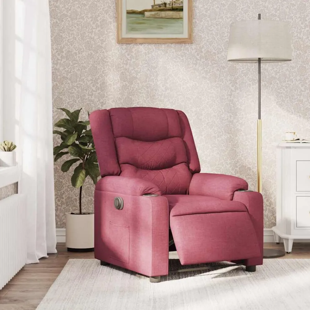 vidaXL Fauteuil inclinable électrique Tissu