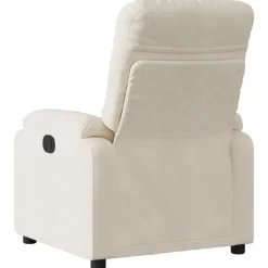 vidaXL Fauteuil inclinable tissu microfibre