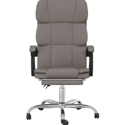 vidaXL Fauteuil inclinable de bureau Tissu