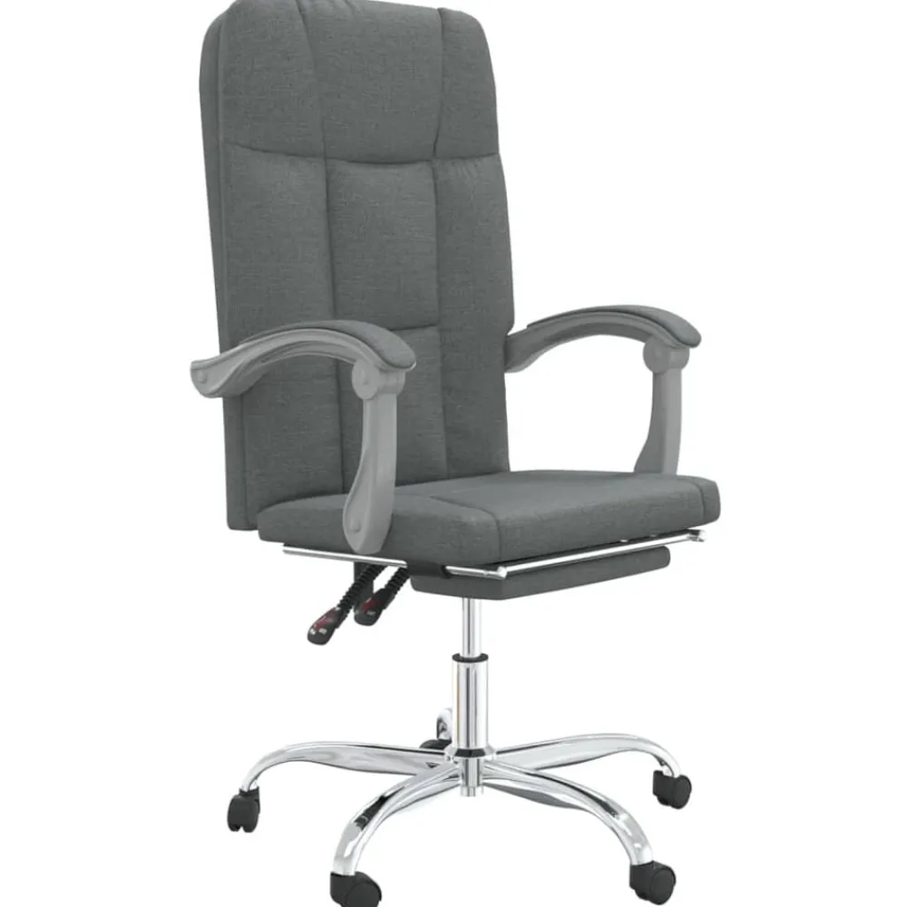 vidaXL Fauteuil inclinable de bureau Tissu