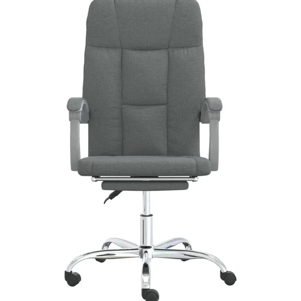 vidaXL Fauteuil inclinable de bureau Tissu