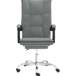 vidaXL Fauteuil inclinable de bureau Tissu