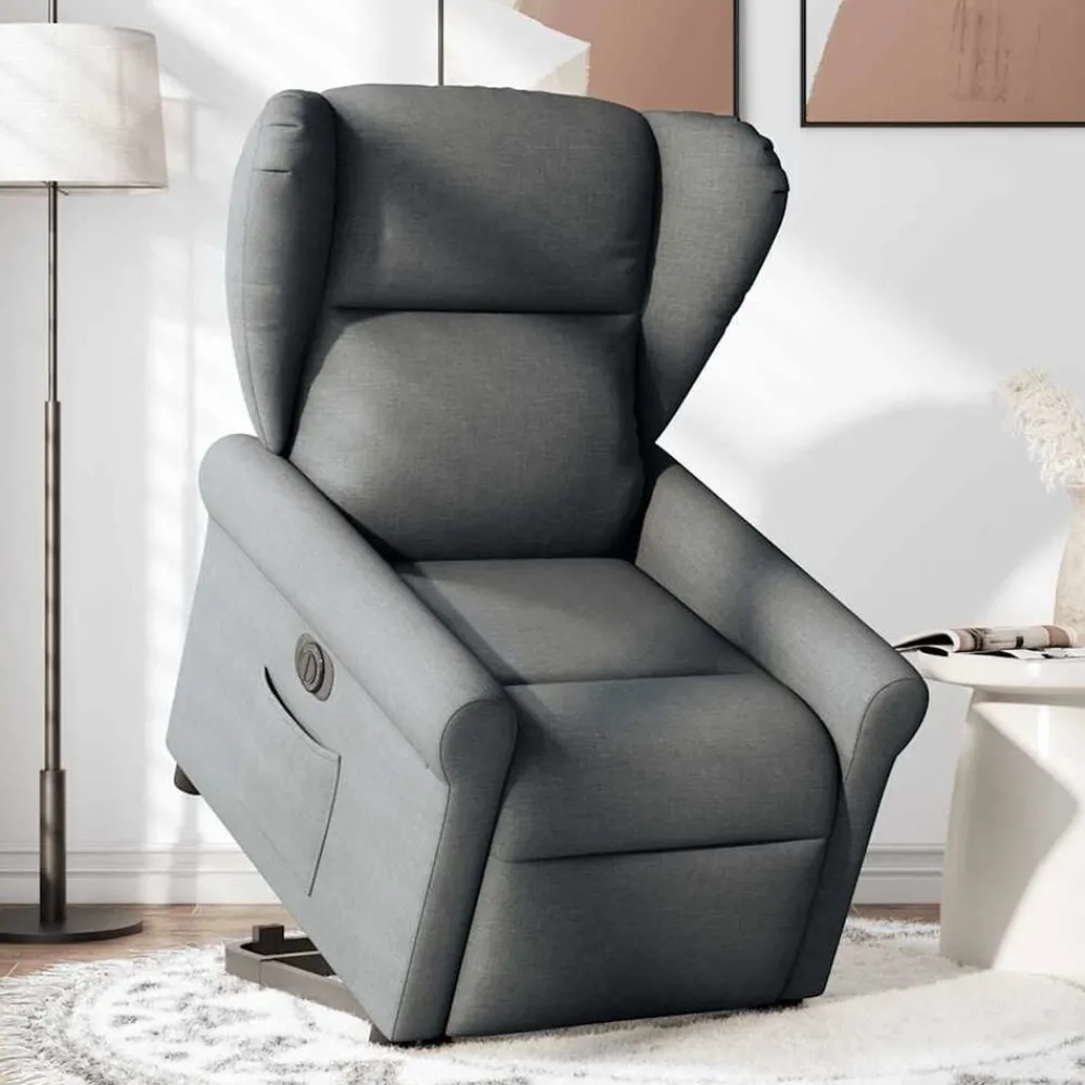 vidaXL Fauteuil inclinable électrique tissu