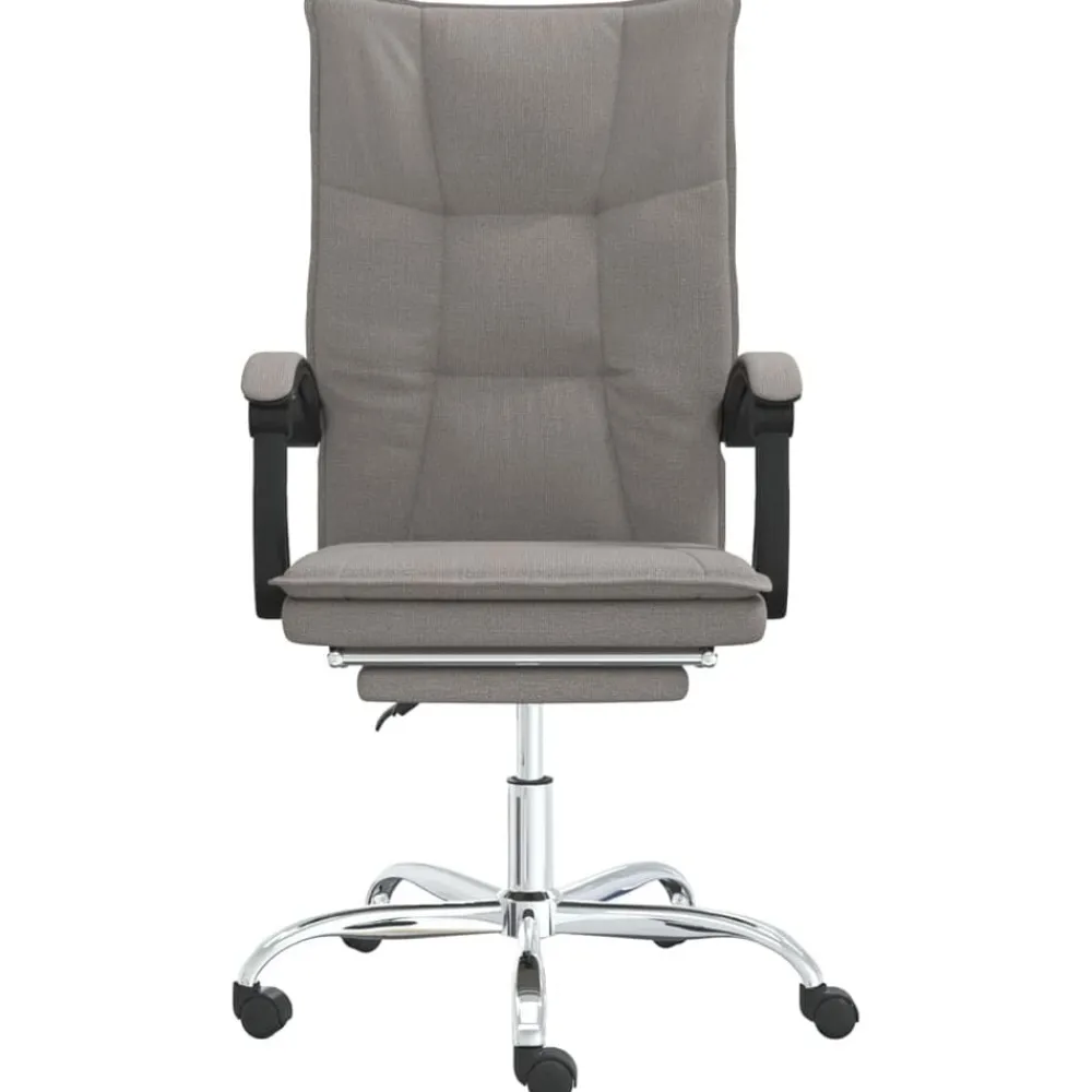 vidaXL Fauteuil inclinable de bureau Tissu