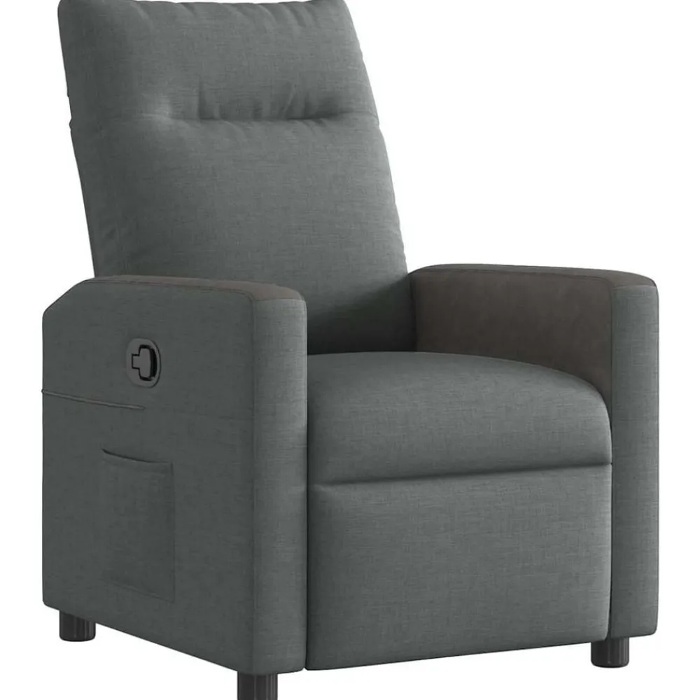 vidaXL Fauteuil inclinable en tissu