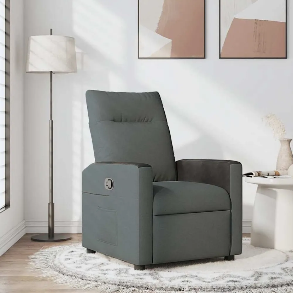 vidaXL Fauteuil inclinable en tissu