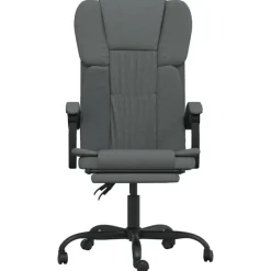 vidaXL Fauteuil inclinable de bureau Tissu