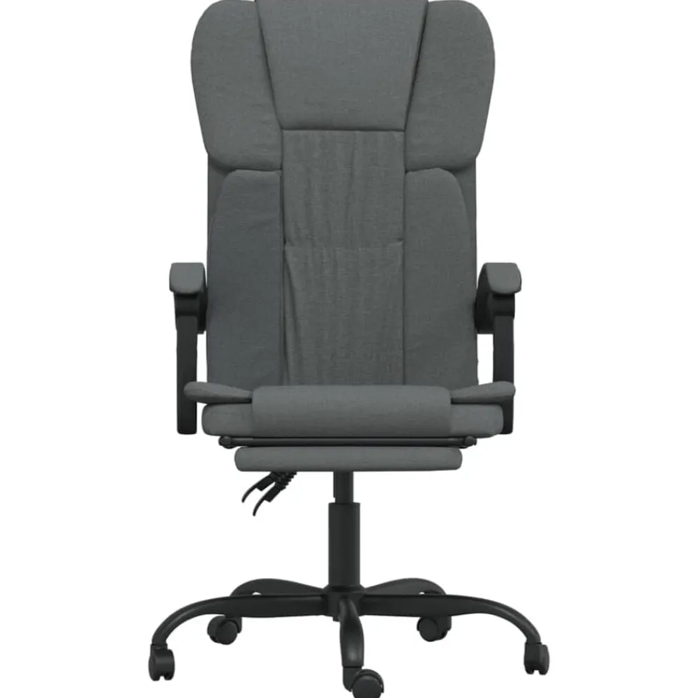 vidaXL Fauteuil inclinable de bureau Tissu