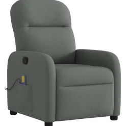 vidaXL Fauteuil inclinable de massage en tissu