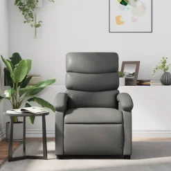 Fauteuils Et Chaises-vidaXL Fauteuil inclinable Similicuir Gris