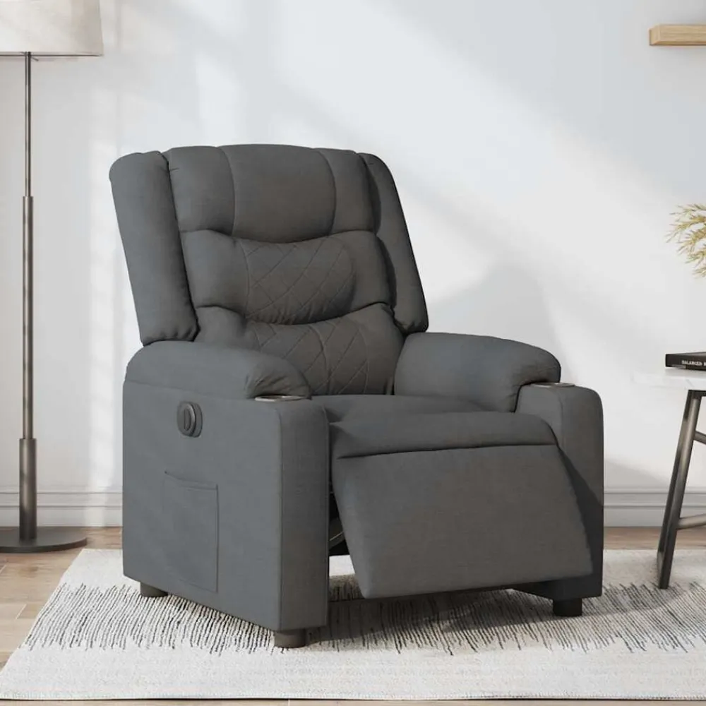 vidaXL Fauteuil inclinable électrique Tissu