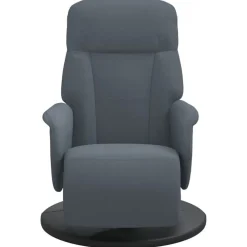 vidaXL Fauteuil inclinable avec repose-pied velours